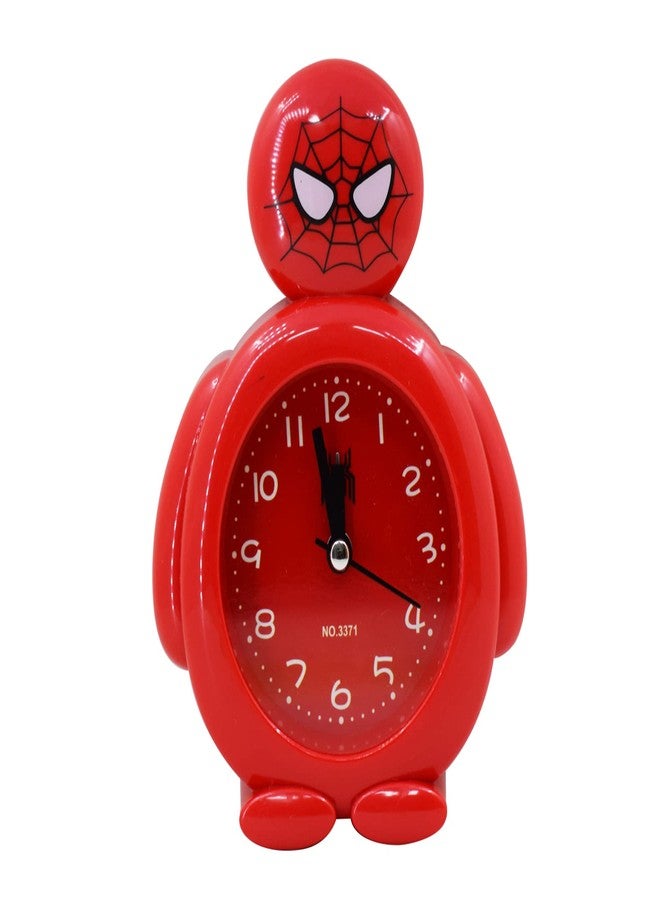 Asera Plastic Digital Avenger Theme Table Alarm Clock for Kids, Birthday Gift for Boys & Girls (Spiderman), 35 Mm, Multicolour - Image 1